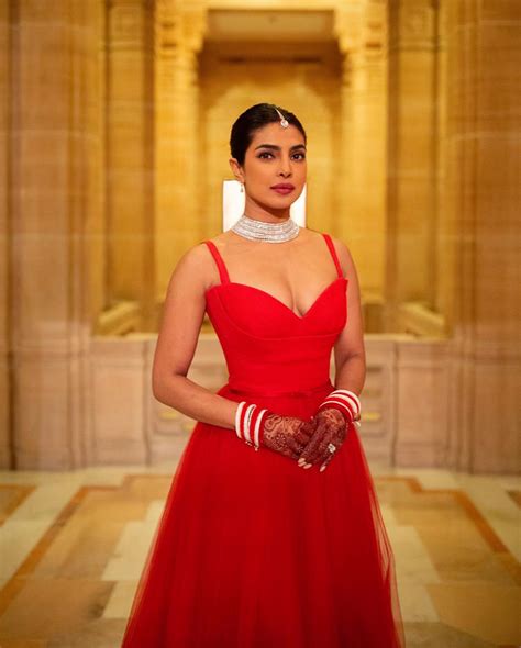 priyanka chopra red dior